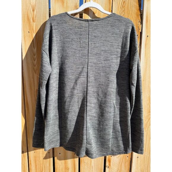 Danskin NOW Bundle of 2 Heather Gray Pullover Crewneck Sweatshirts Lounge Sz S - Picture 8 of 8